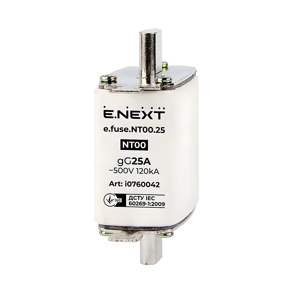 Запобіжник e.fuse.NT00.25 25 А E.NEXT i0760042