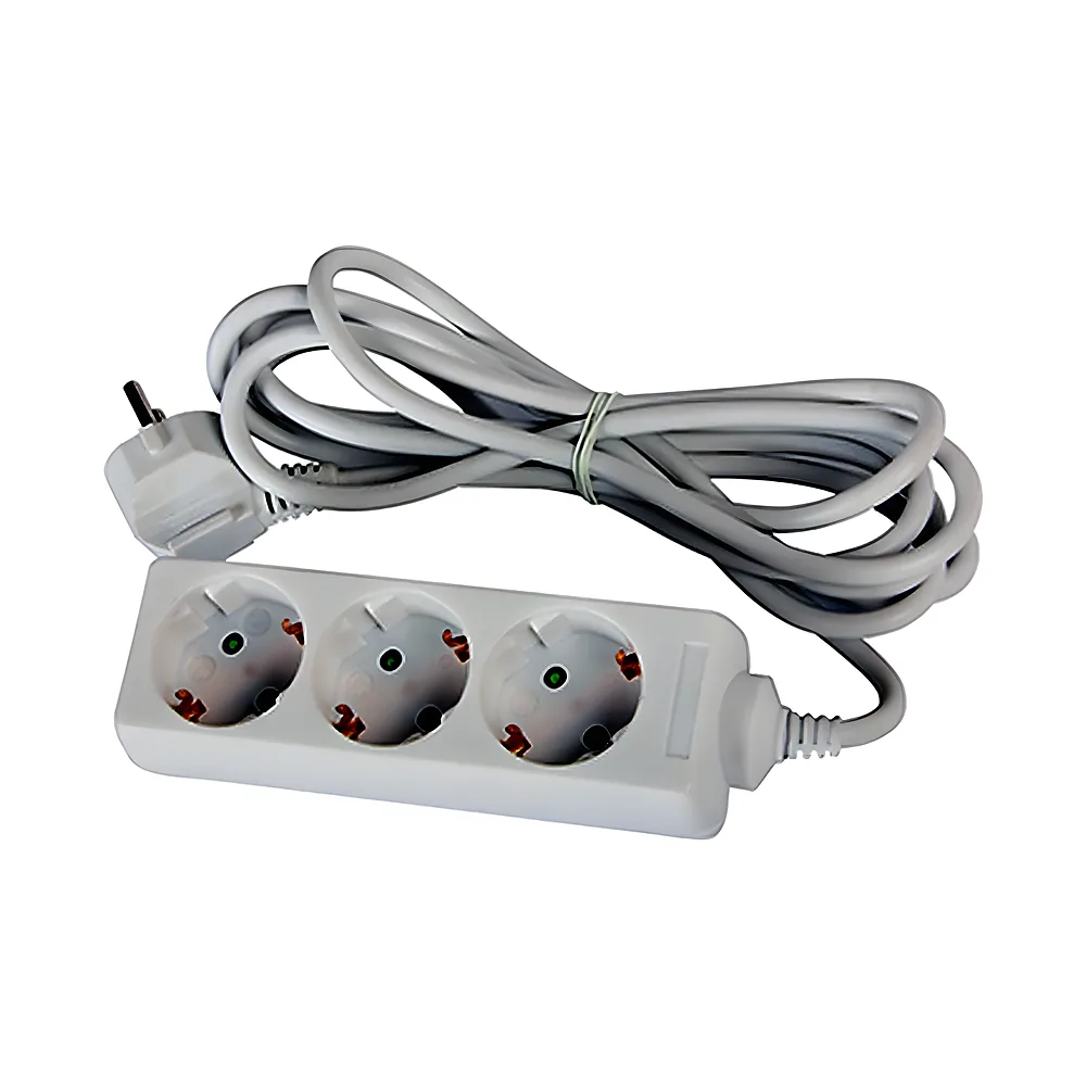 Подовжувач e.es.3.7.z.b 3 гнізда 7 м з заземленням baby protect E.NEXT s042123
