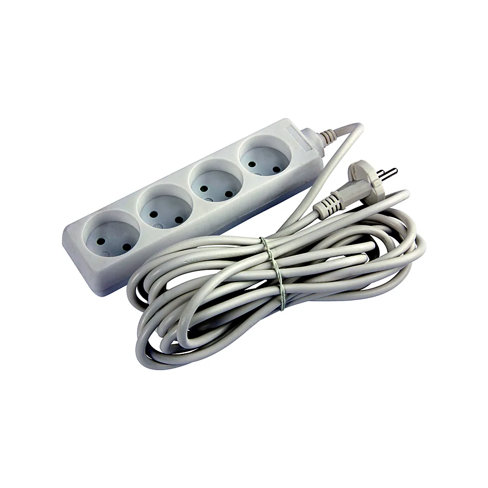 Подовжувач E.NEXT e.es.4.5.b 4 гнізда 5 м без з/к baby protect s042063