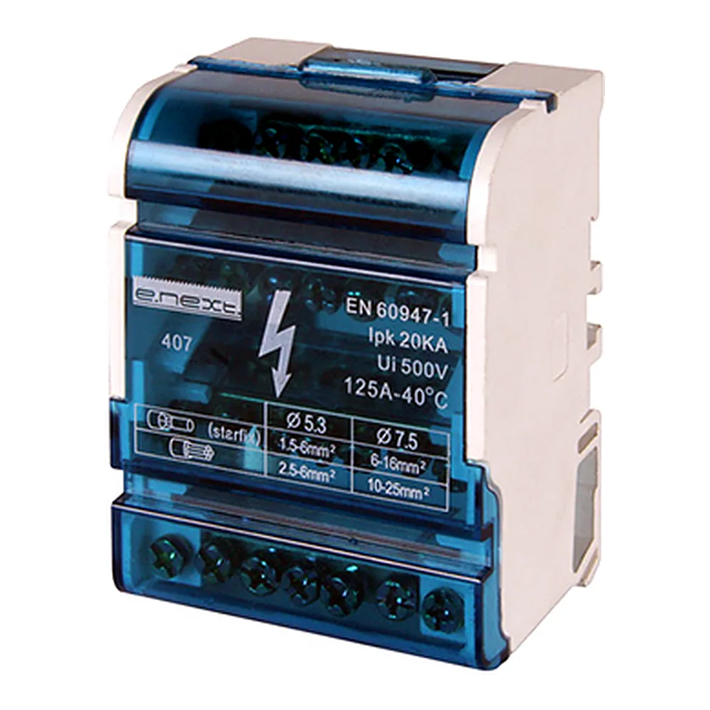 Нульова шина E.NEXT e.cbs.pro.2.15 в корпусі p0650003