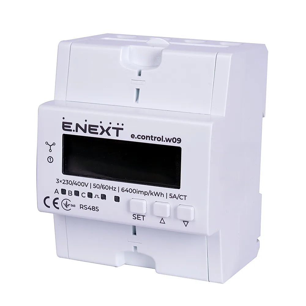 Лічильник E.NEXT e.control.w09 5А/СТ електронний 1.0 RS485 i0310039