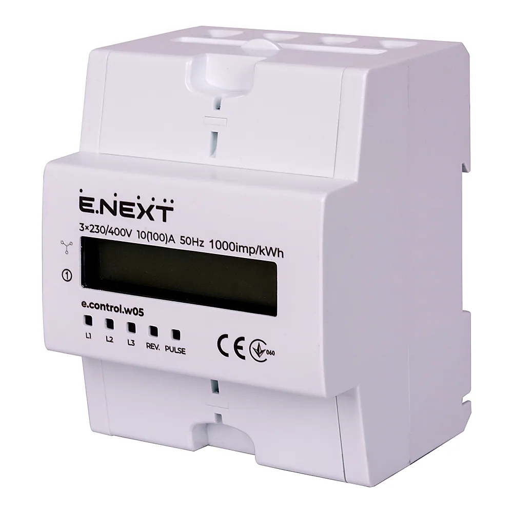 Лічильник E.NEXT e.control.w05 3ф 5(100)А клас 1.0 i0310032