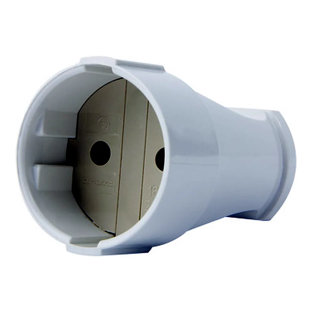Розетка E.NEXT e.socket.001.10.white переносна без заземлення 10A біла p017001