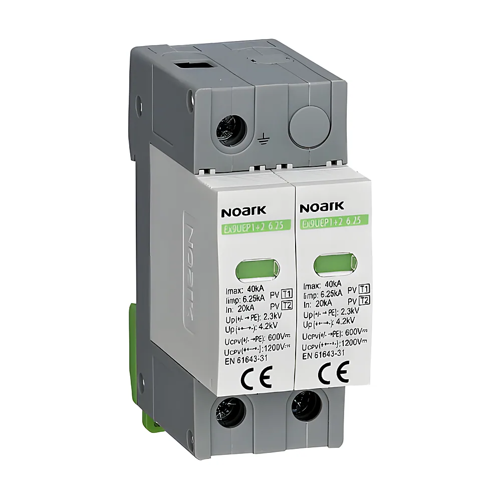 DC ПЗІП Ex9UEP, Class 1+2, In=6,25kA, 750 V DC, 2мод., Noark
