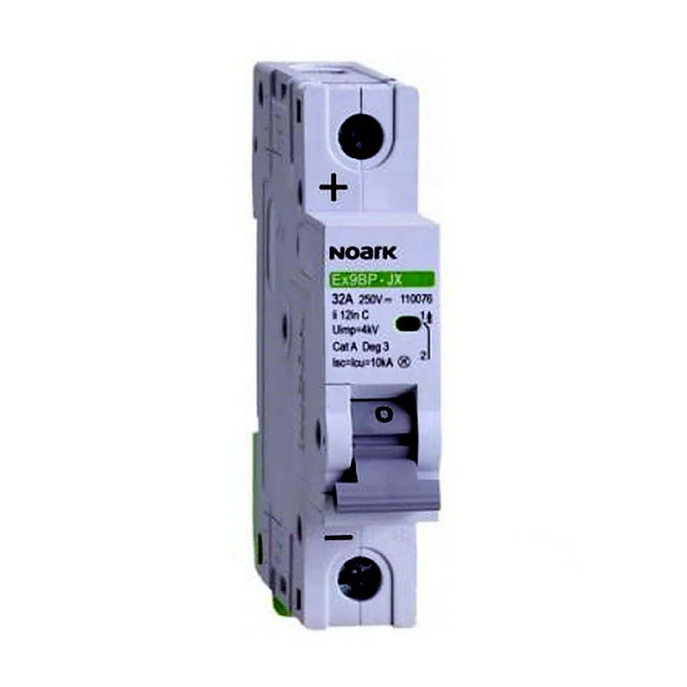 DC Автоматичний вимикач 10 kA, хар-ка C, 4 A, 250 V DC, 1 полюс, Ex9BP-JX(+) 1P C4, Noark