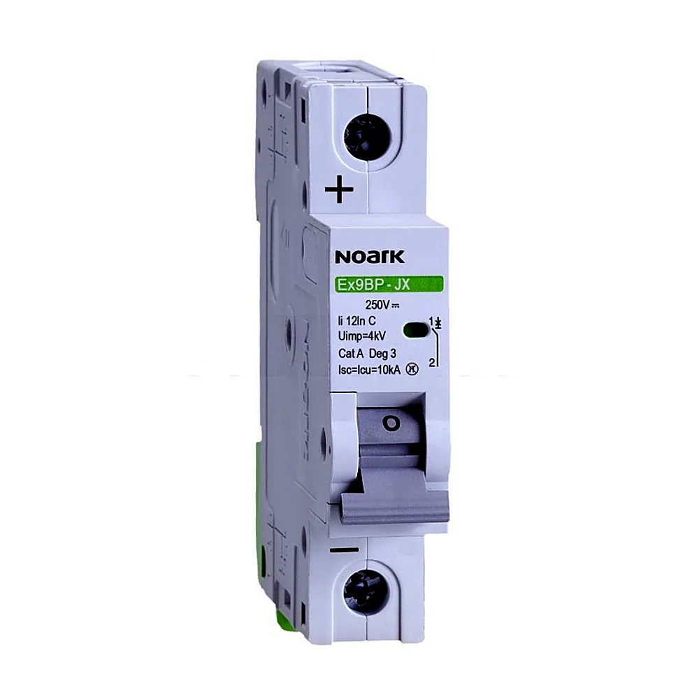 DC Автоматичний вимикач 10 kA, хар-ка C, 4 A, 250 V DC, 1 полюс, Ex9BP-JX(+) 1P C4, Noark