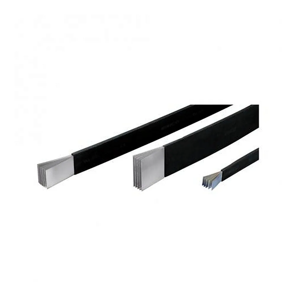 Шина мідна гнучка луджена в ізоляції ВекторВС nVent ERIFLEX Flexibar Advanced 2x20x1 L2m 275A 534010