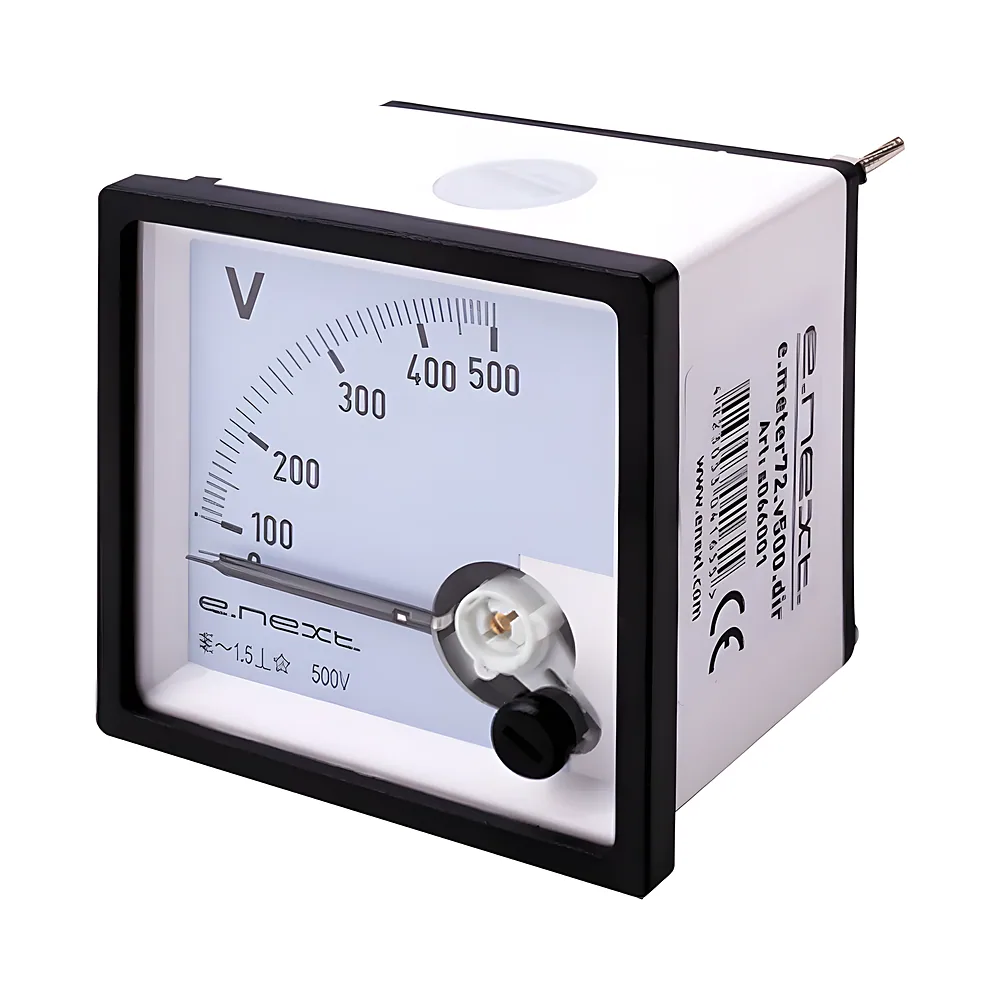 Вольтметр e.meter72.v500.dir AC 500 В 72х72 мм E.NEXT s066001