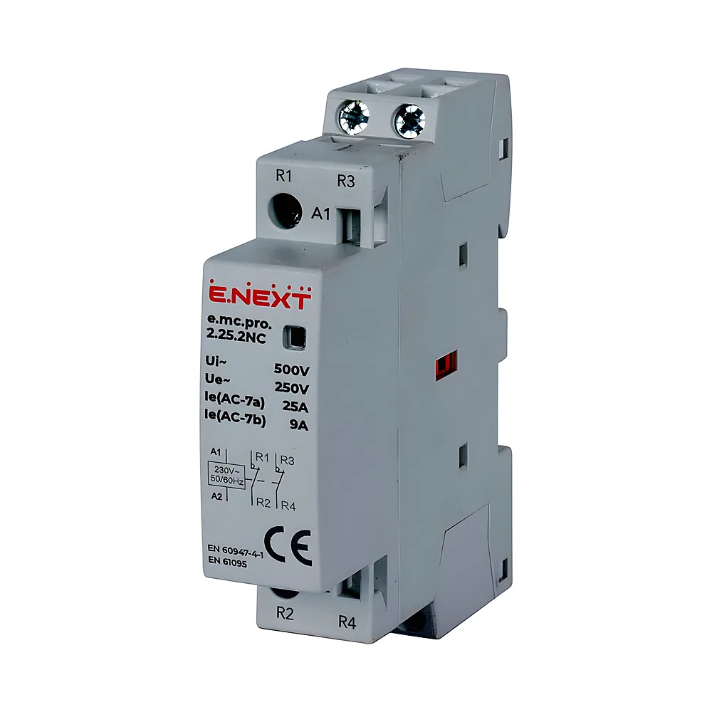 Модульний контактор e.mc.pro.2.25 2P 25 А 2NC 220 В E.NEXT p005225