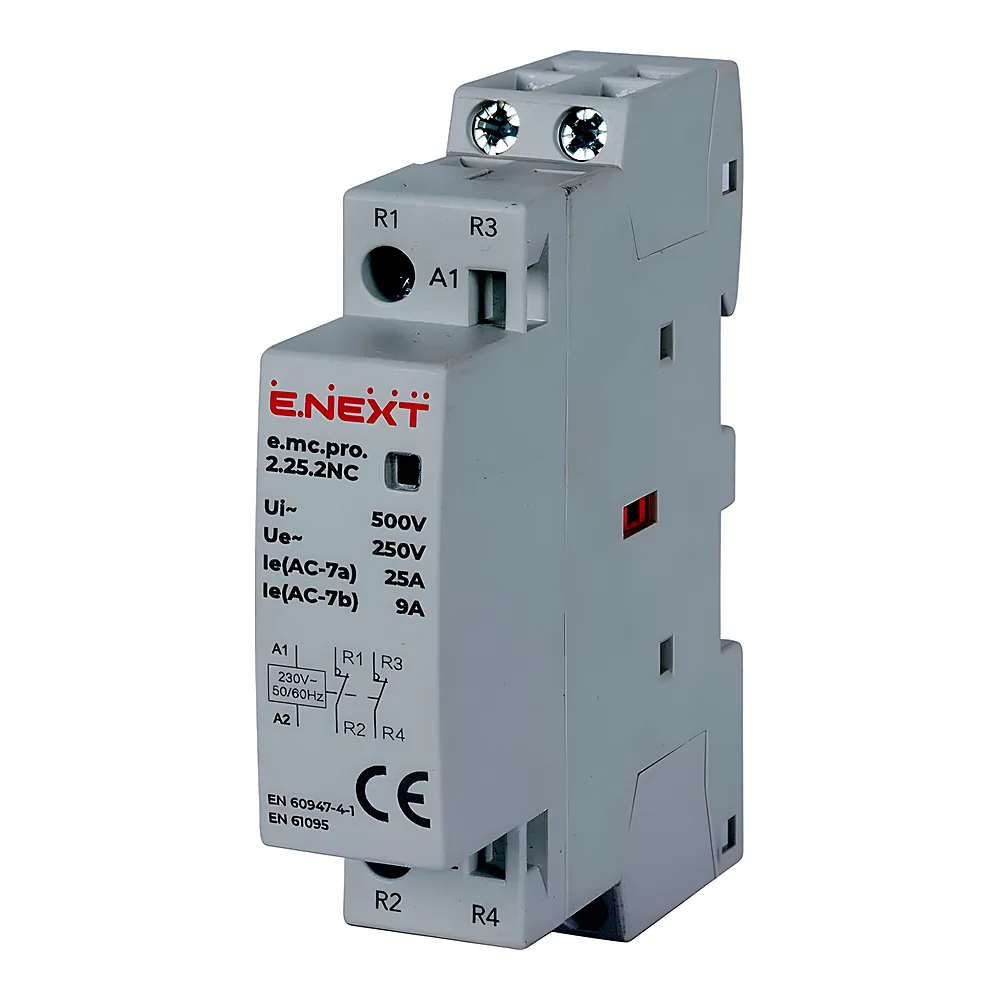 Модульний контактор e.mc.pro.2.25 2P 25 А 2NC 220 В E.NEXT p005225