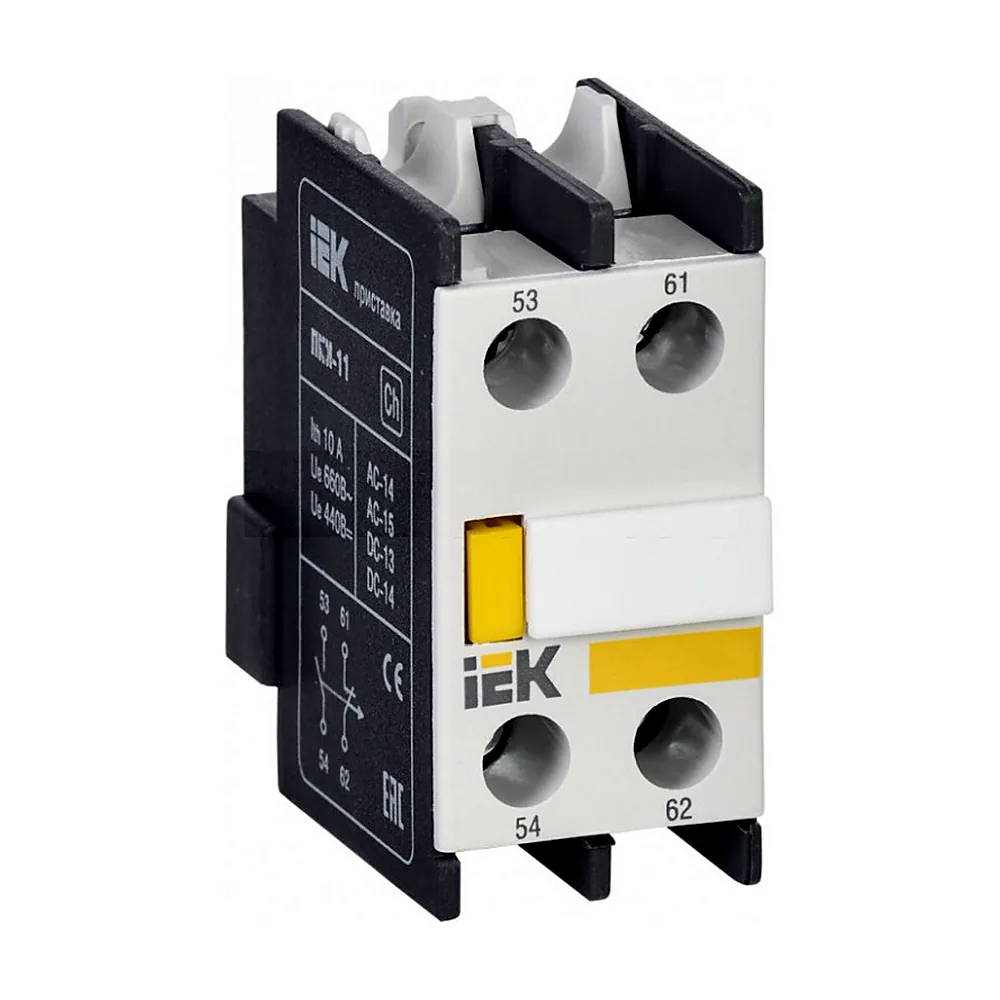 Приставка контактна IEK ПКИ-20 2з KPK10-20