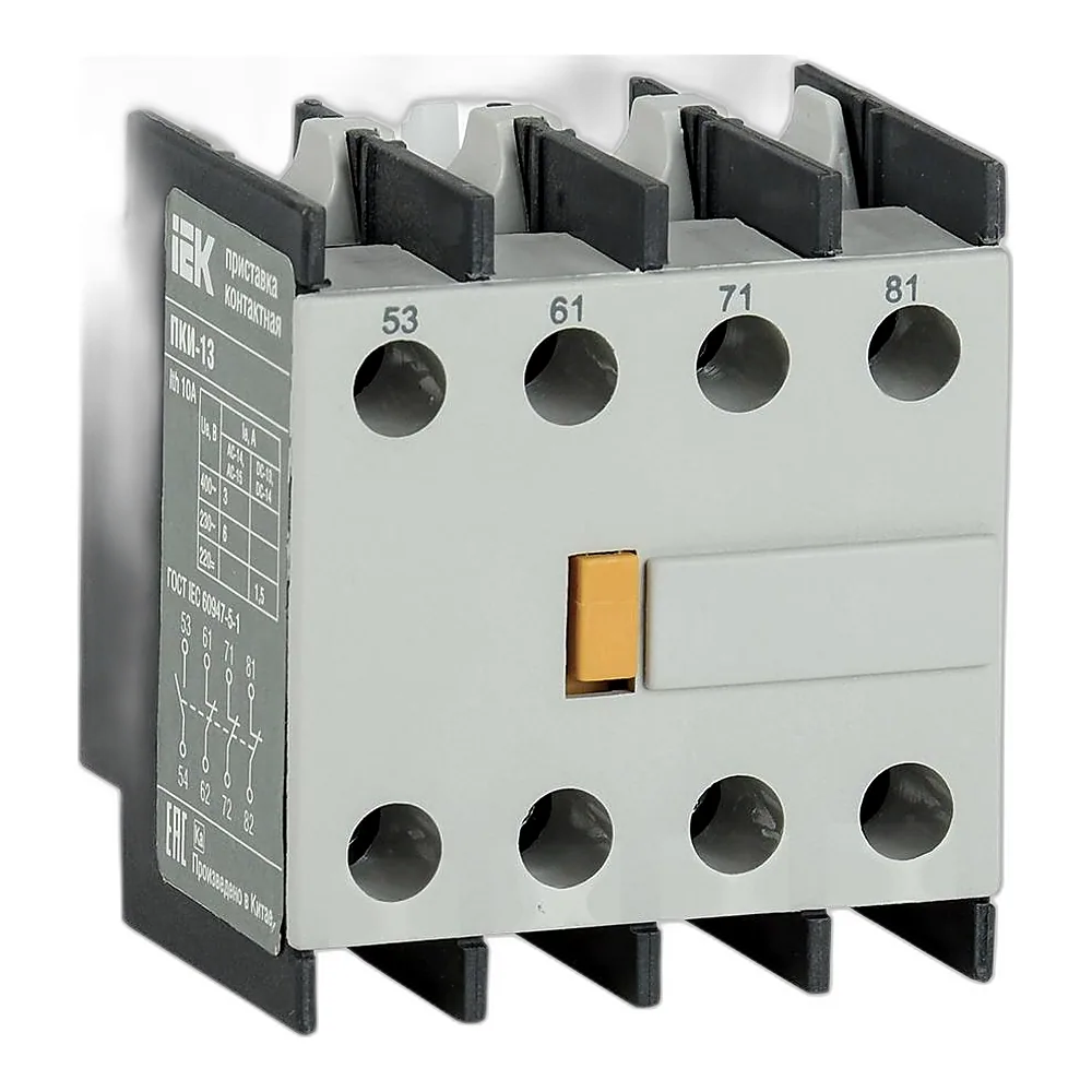 Приставка контактна IEK ПКИ-13 1з+3р KPK10-13