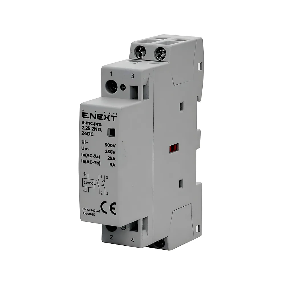 Модульний контактор e.mc.pro.2.25 2P 25 А 2NO 24 В E.NEXT p005301