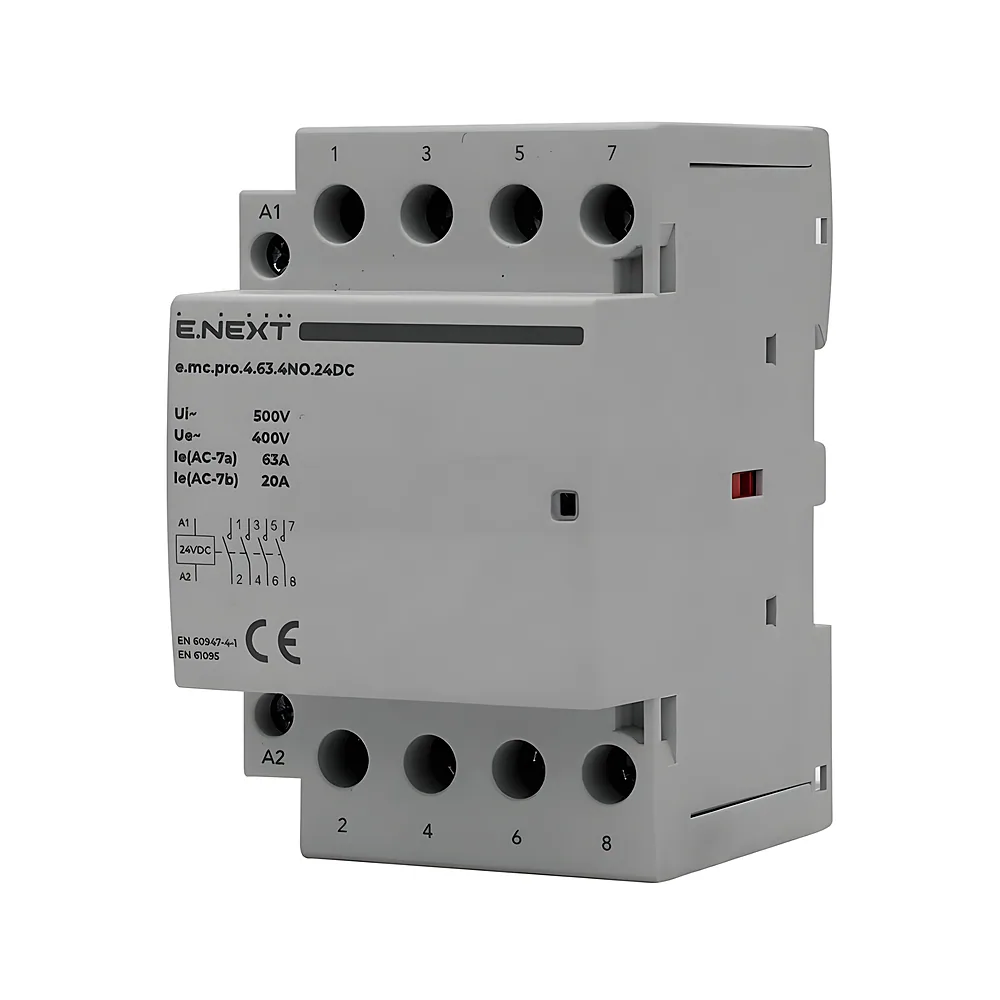 Модульний контактор E.NEXT e.mc.pro.4.63 4р 63А 4NO 24В p005309