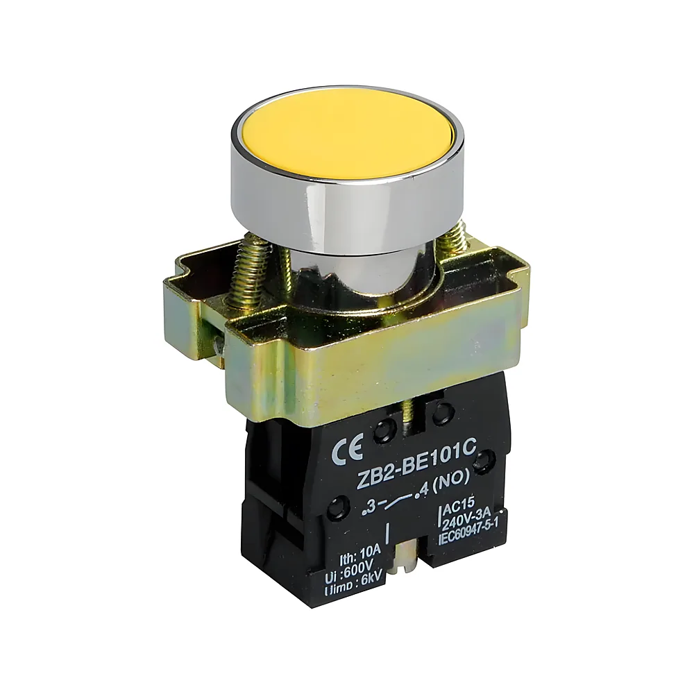 Кнопка керування LAY5-BA51 без підсвічування жовта 1NO UEC BBT60-BA-K05