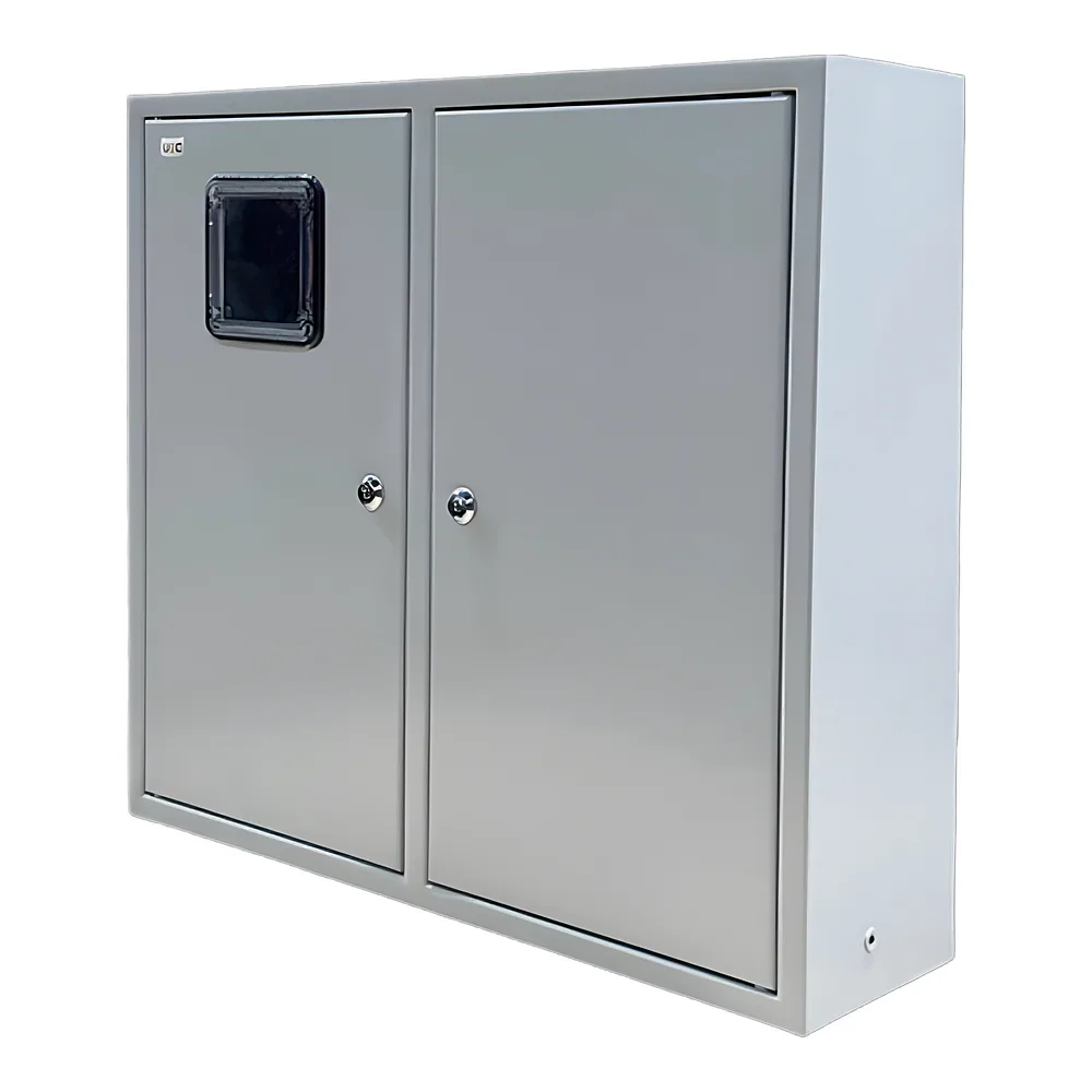 Щит обліку металевий ЩОРн-3/48 540х600х165 мм IP31 UEC SKM24-N-3-48-31-U