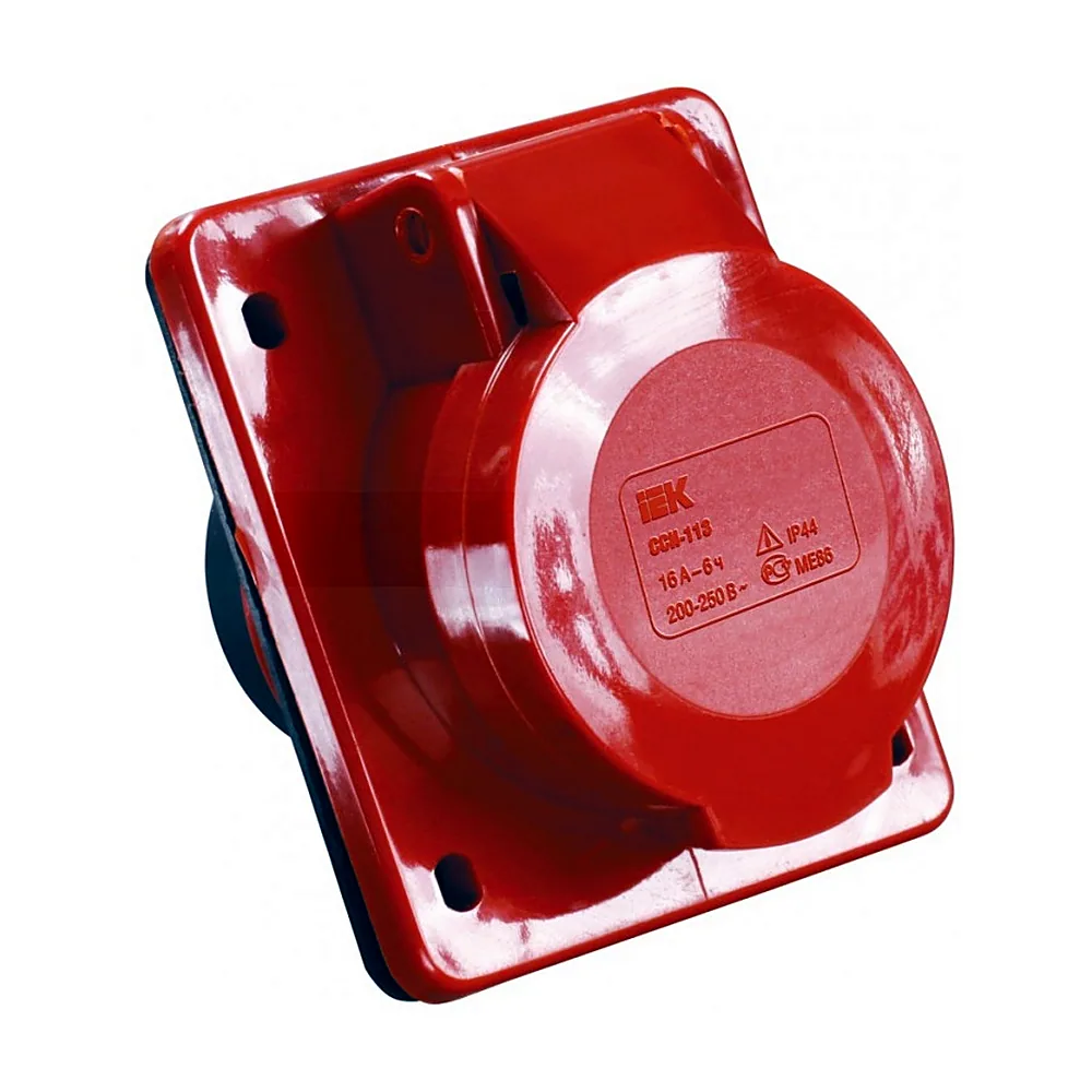 Розетка UEC 414 прихована 3Р+Е 16А 380В IP44 PSR42-016-4