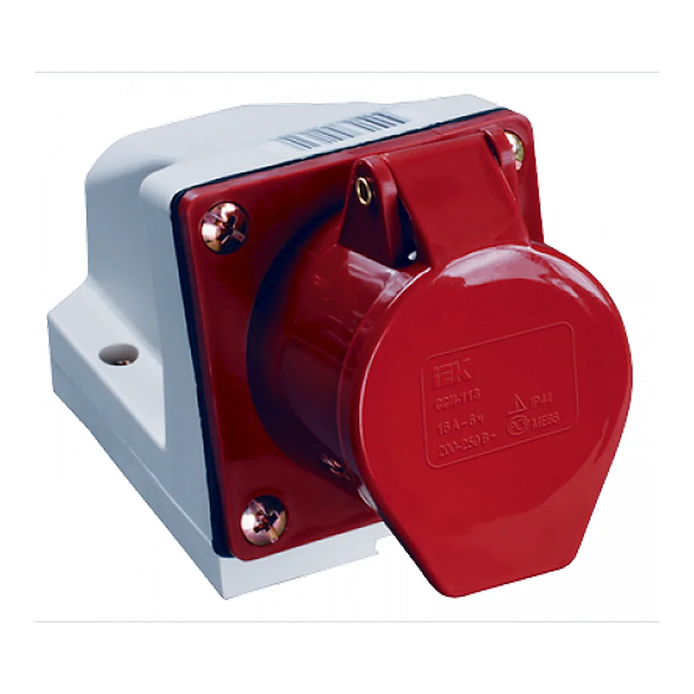 Розетка стаціонарна IEK ЗСІ-115 3P+PE+N 16A 380V IP44 PSR12-016-5-U