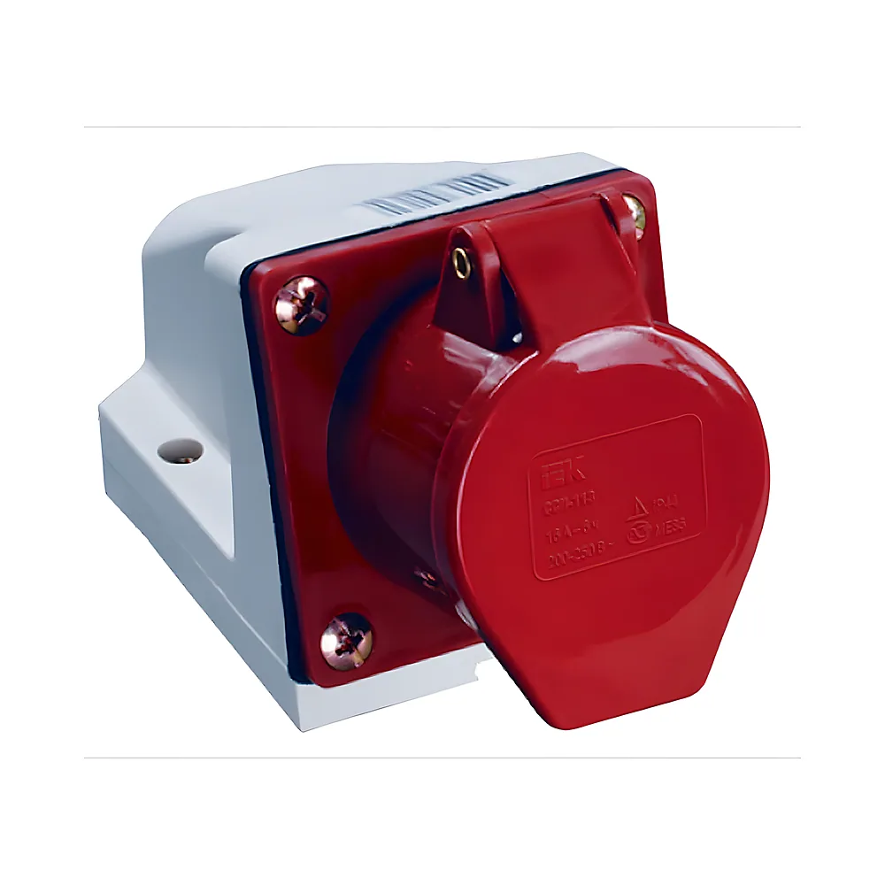 Розетка стаціонарна ЗСІ-115 3P+PE+N 16 А 380 В IP44 UEC PSR12-016-5-U