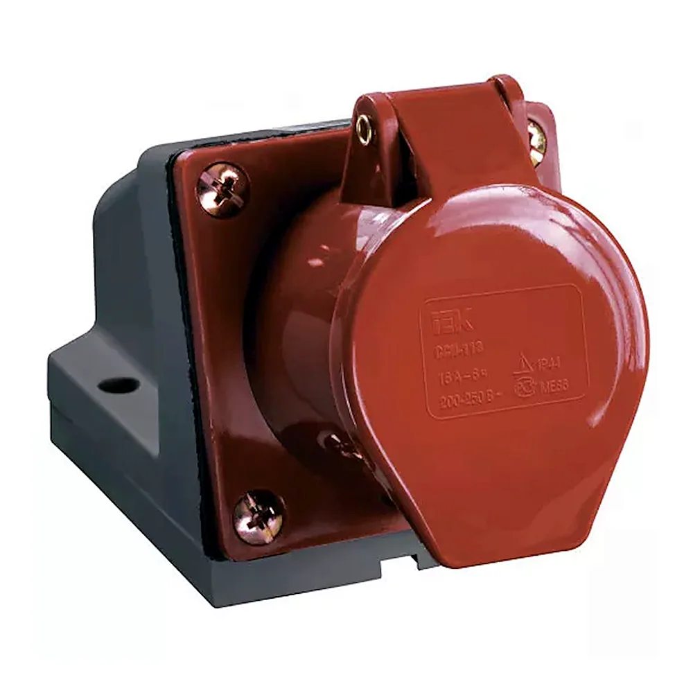 Розетка IEK ЗСІ-125 3P+PE+N 32A 380V IP44 PSR12-032-5-U