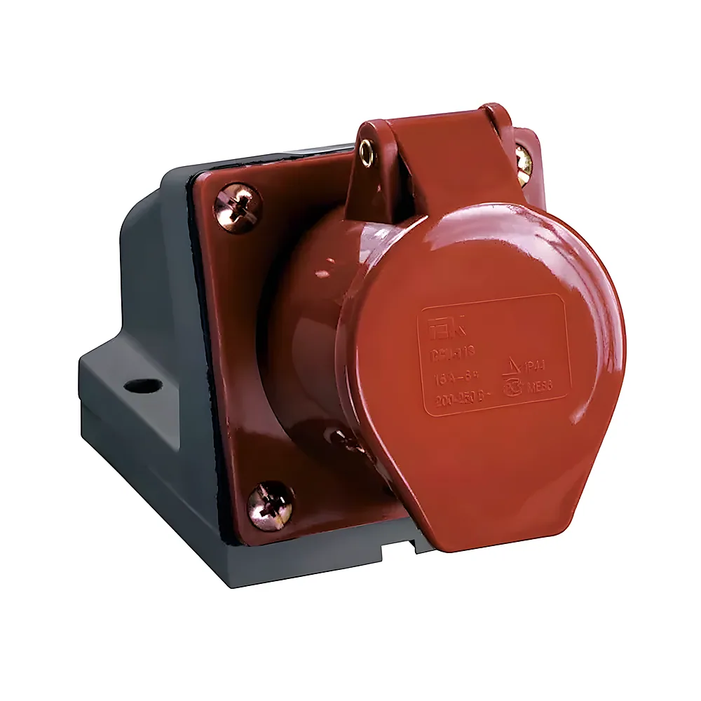 Розетка ЗСІ-125 3P+PE+N 32 А 380 В IP44 UEC PSR12-032-5-U