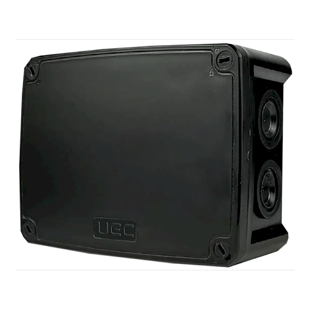 Коробка монтажна UEC 146х105х65 мм IP66 чорна JB-146-105-065-GF-IP66-BL