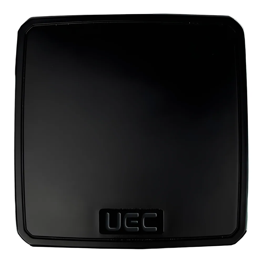 Розподільча коробка монтажна 100х100х50 мм IP65 чорна UEC JB-100-100-050-G-IP65-BL