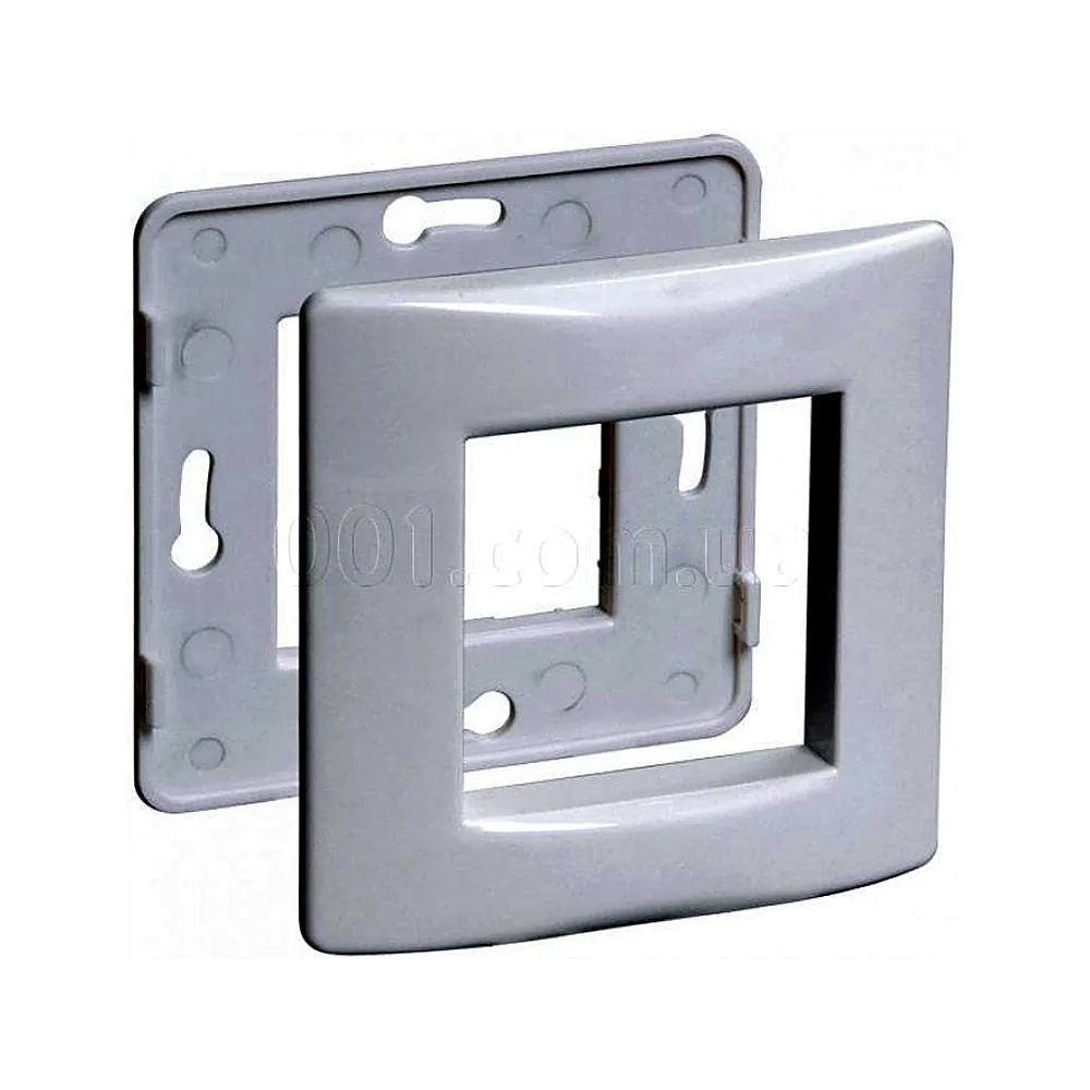 Рамка та супорт IEK КМКУ 2 модулі CKK-40D-RSK2-K01