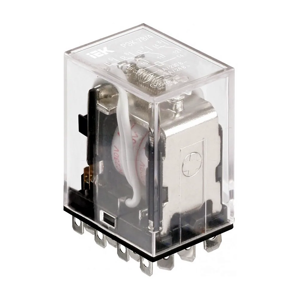 Проміжне реле IEK РЭК78/4 MY4 3A 24В AC RRP20-4-03-024A