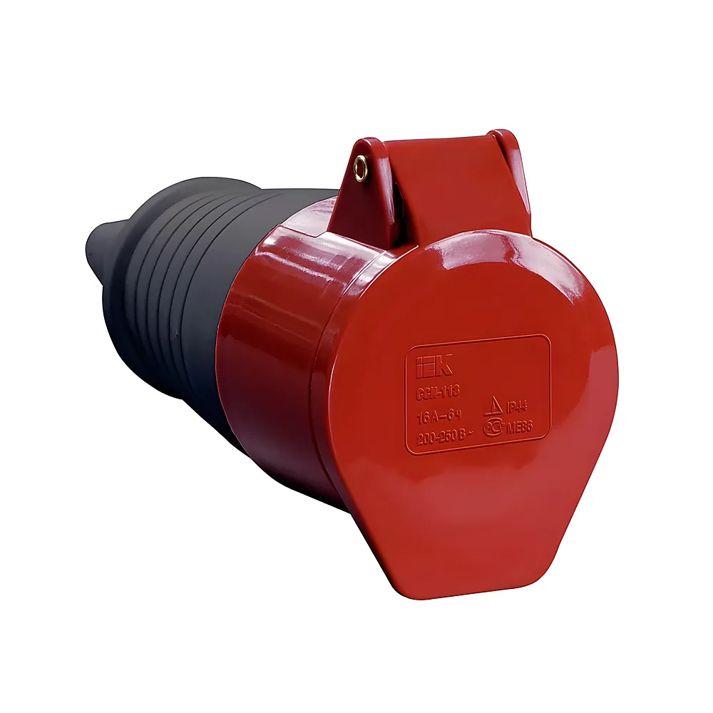 Розетка ЗСІ-224 3P+PE 32 А 380 В IP44 UEC PSR22-032-4-U