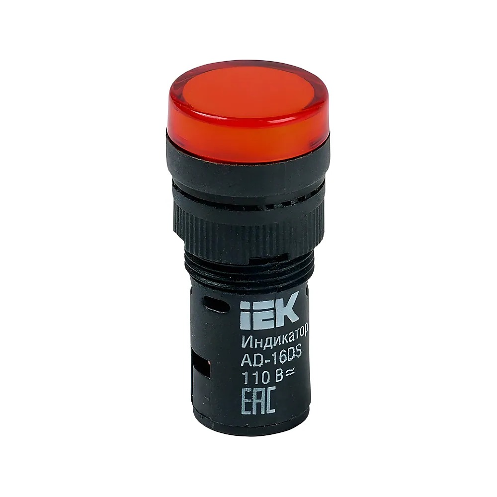 Світлодіодний елемент AD-16DS D16 мм червоний 24 В AC/DC UEC BLS10-ADDS-024-K04-16