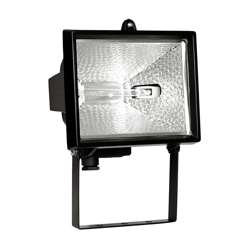 Прожектор IEK ІО500 галогенний чорний IP54 LPI01-1-0500-K02