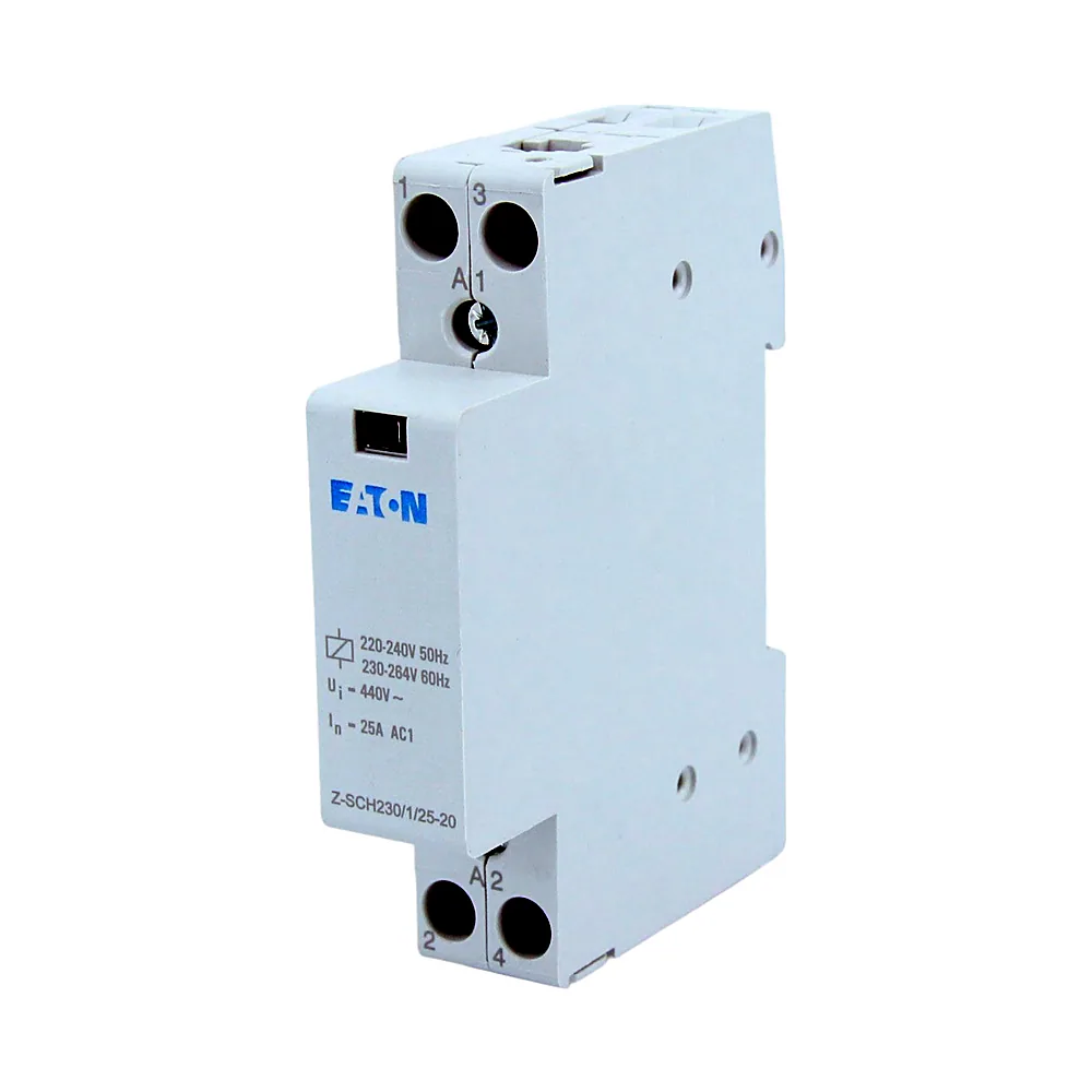 Контактор модульний Eaton Z-SCH230/1/25-20 230В 25А 2NO 120853