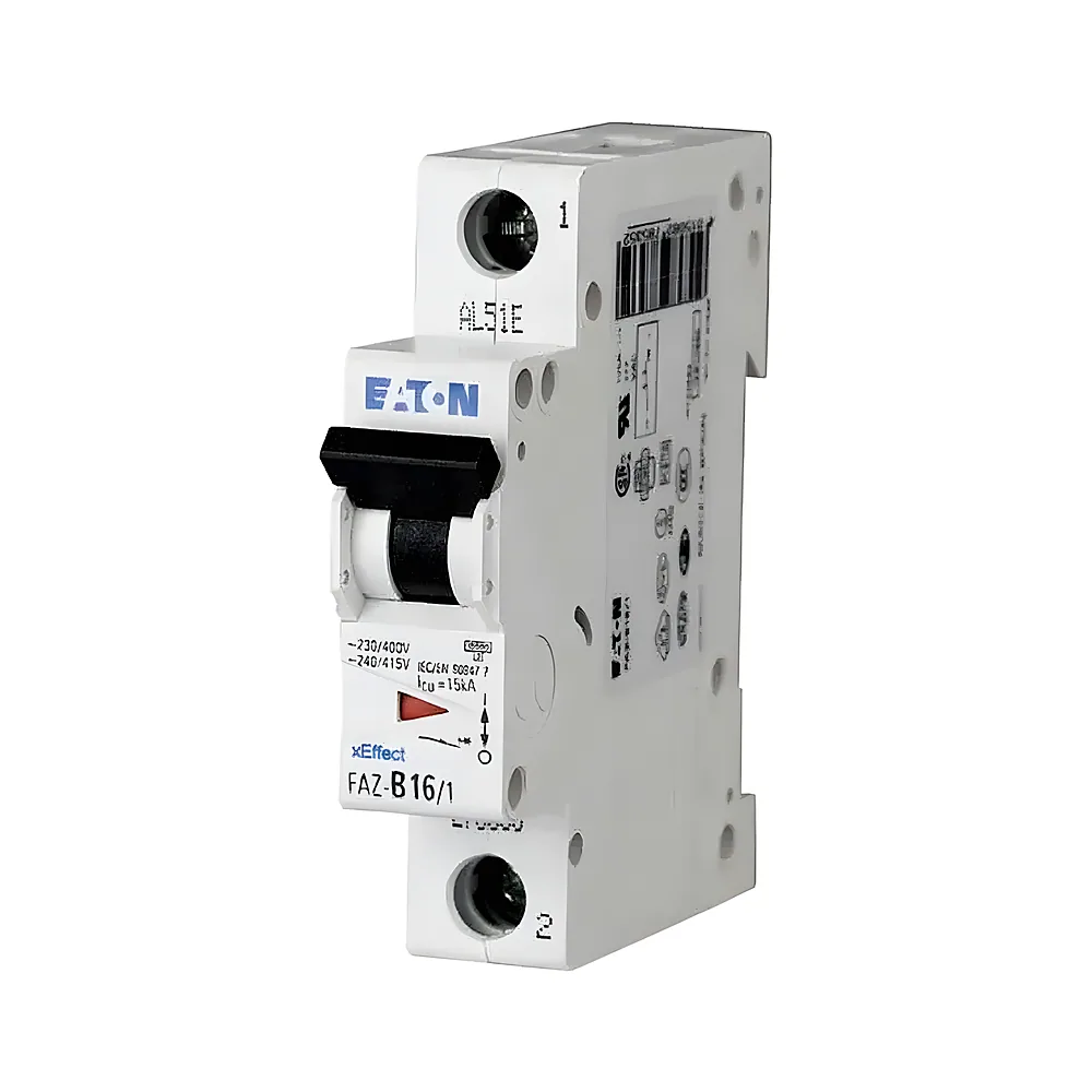 Автоматичний вимикач FAZ-C2/1 1P 2 А 15 кА Eaton 278549