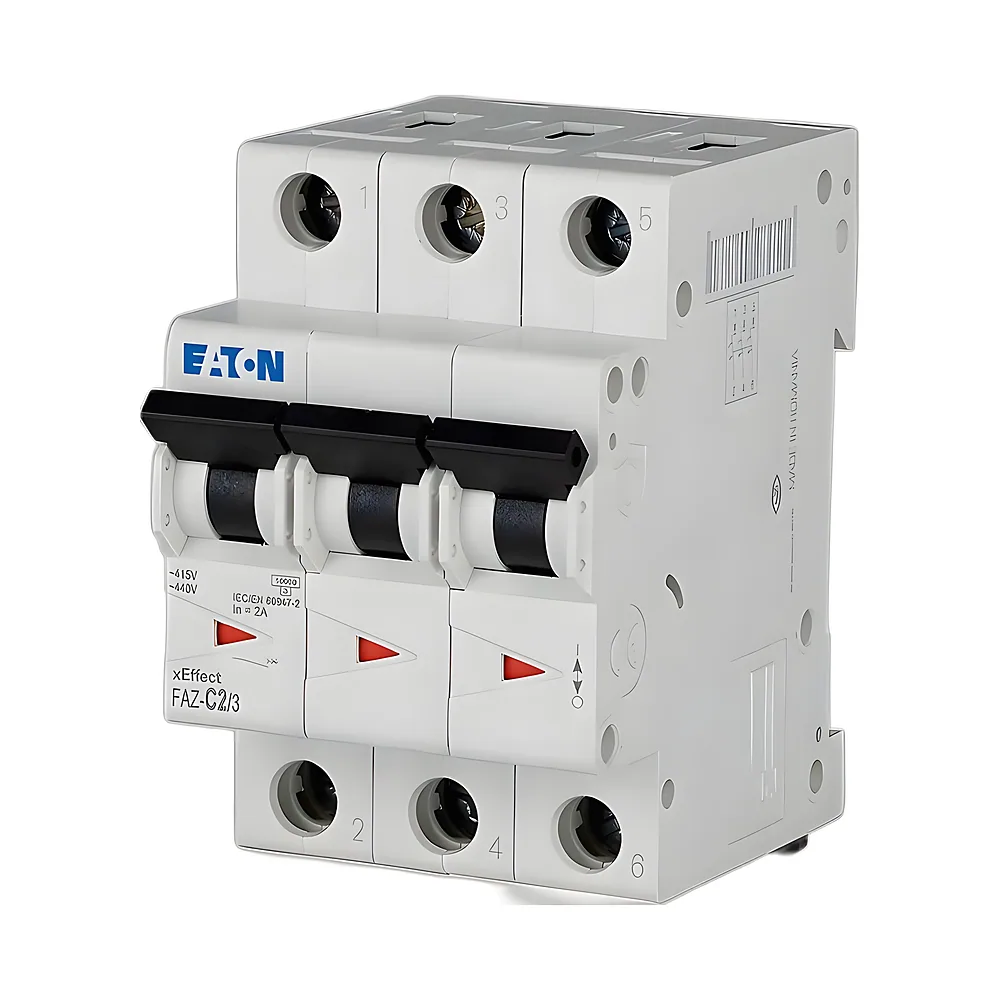 Автоматичний вимикач FAZ C2/3 3P 2 А 15 кА Eaton 278861