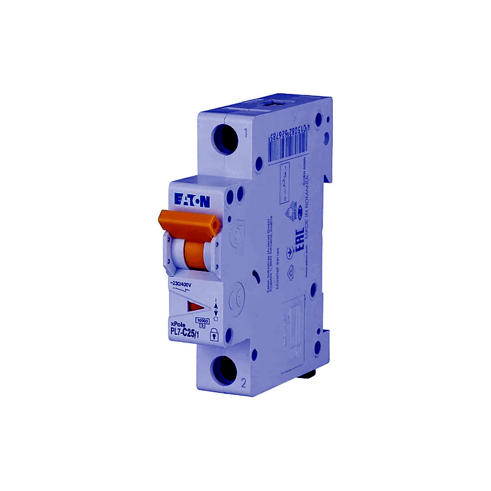 Автоматичний вимикач Eaton PL7 C25/1 1Р 25A 10kA C 262706
