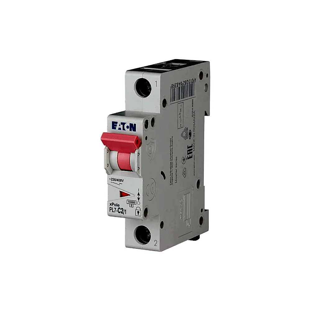 Автоматичний вимикач Eaton PL7 C 2A 1P 262699