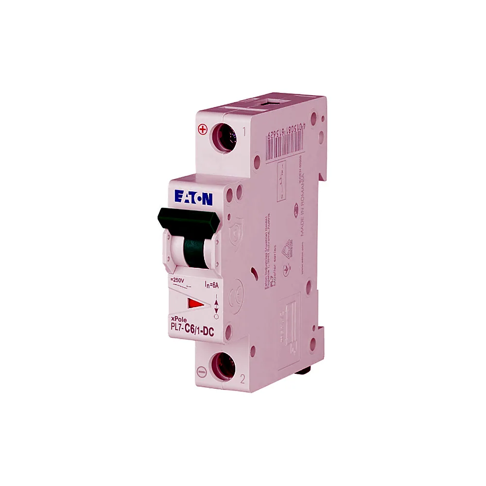 Автоматичний вимикач Eaton PL7 C 6A 1P DC 264886
