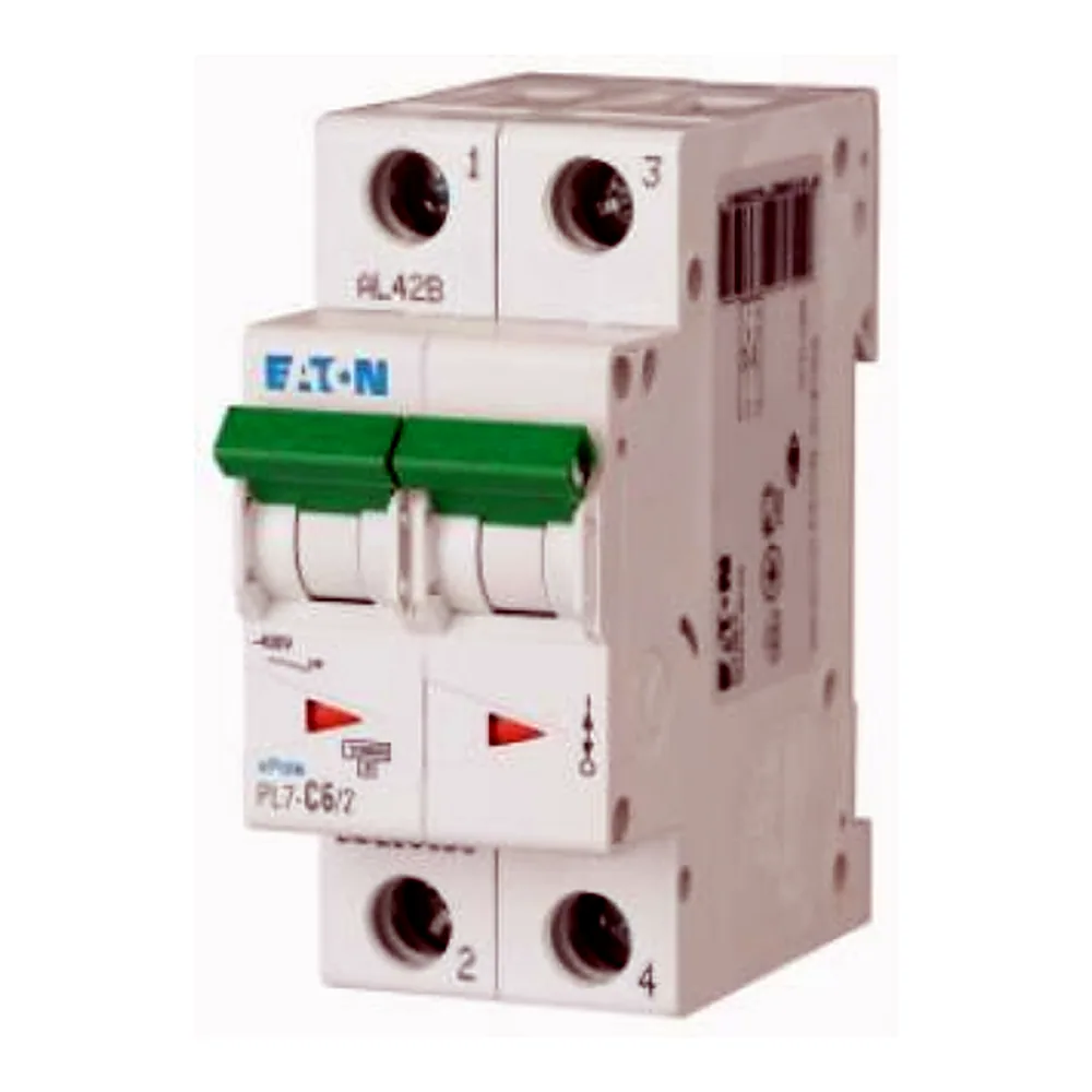 Автоматичний вимикач Eaton PL6 B 6A 2P 286552