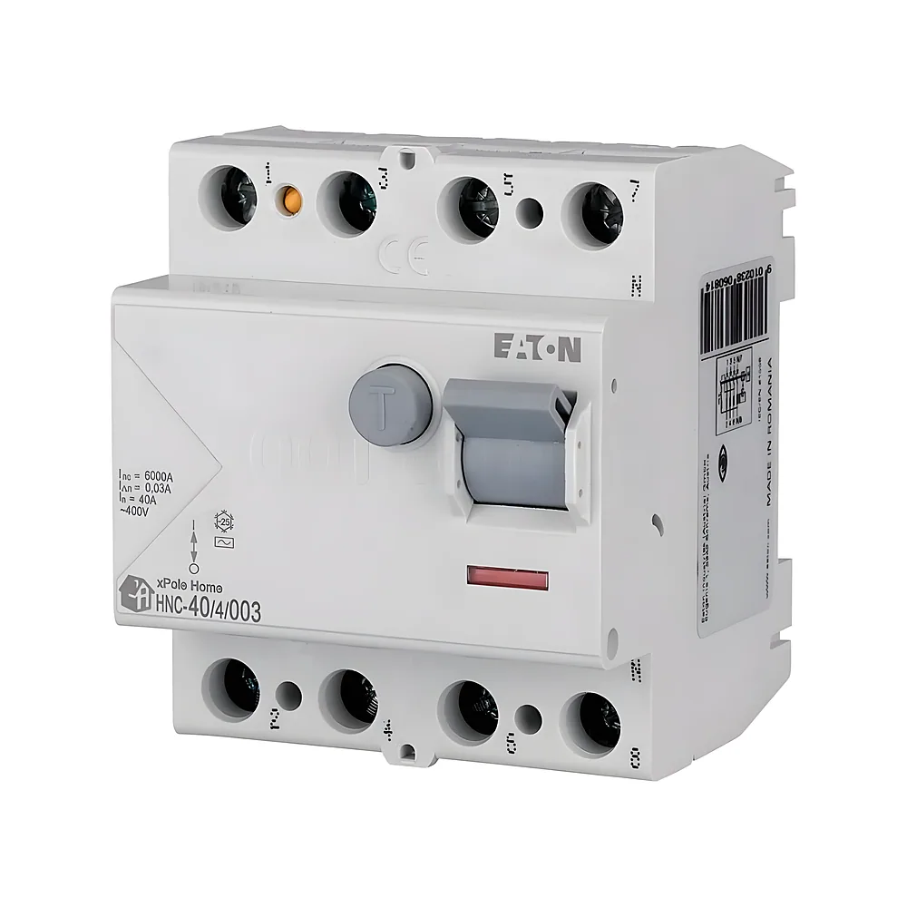 Пристрій захисного відключення xPole Home HNC-40/4/003 4P 40 А 30 мА 4,5 кА Eaton 194694