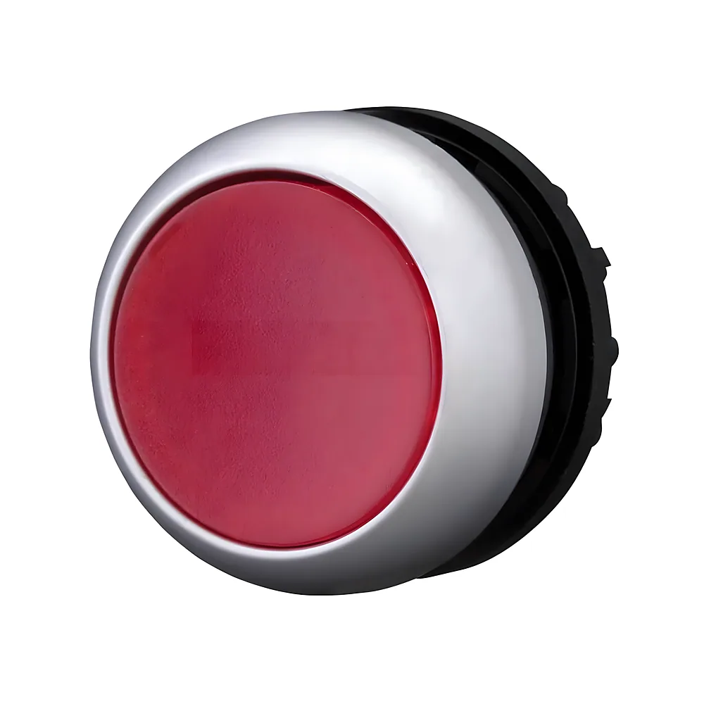Кнопка Eaton M22-DL-R плоска з підсвічуванням червона 216925