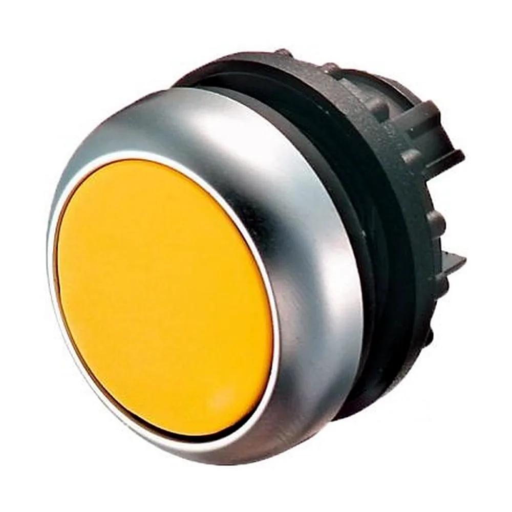 Головка кнопки Eaton M22-D-Y плоска IP67 жовта 216598