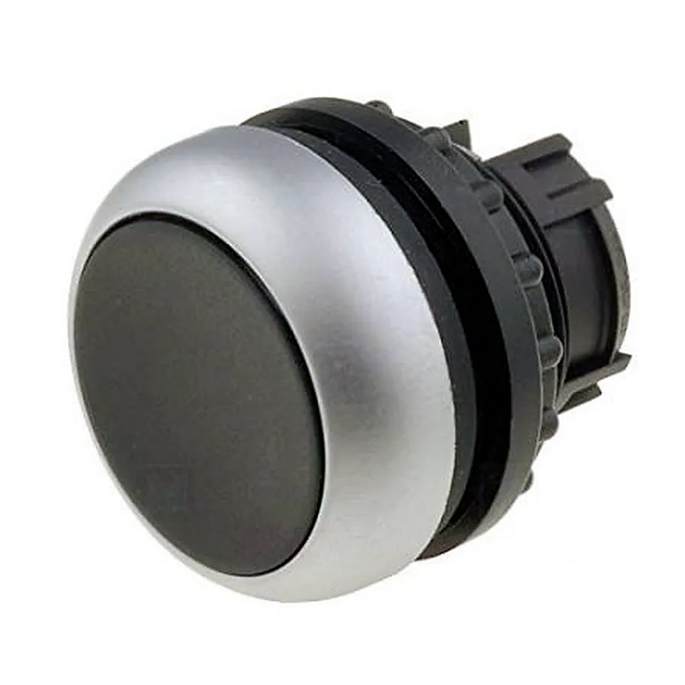 Головка кнопки Eaton M22-D-S плоска чорна 216590