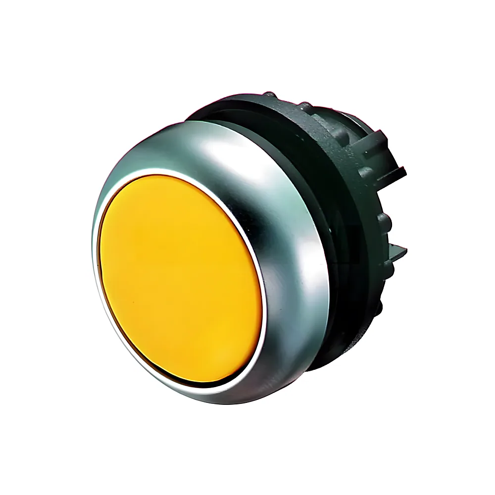 Кнопка M22-DL-Y з підсвіткою плоска жовта Eaton 216929
