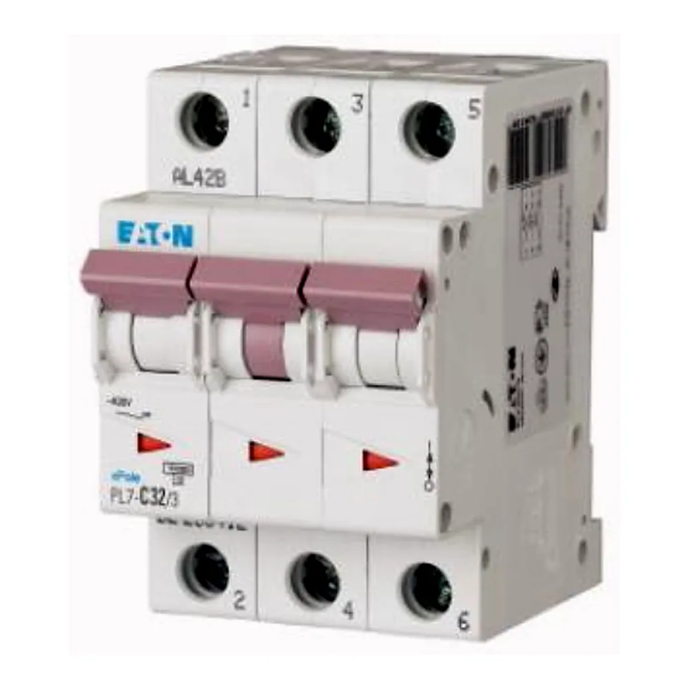 Автоматичний вимикач Eaton PL6 D 32A 3P 6kA 286616