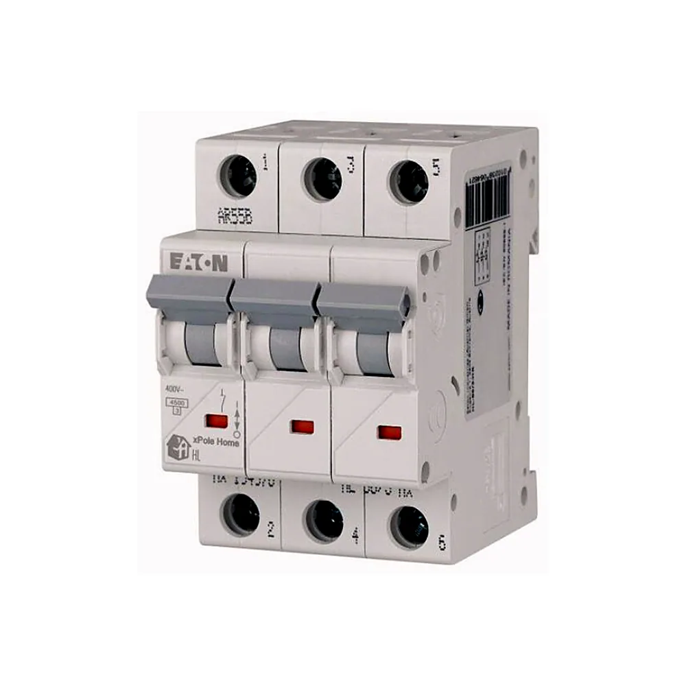 Автоматичний вимикач Eaton HL-C10/3 xPole Home 3P 10A 4,5kA 194789