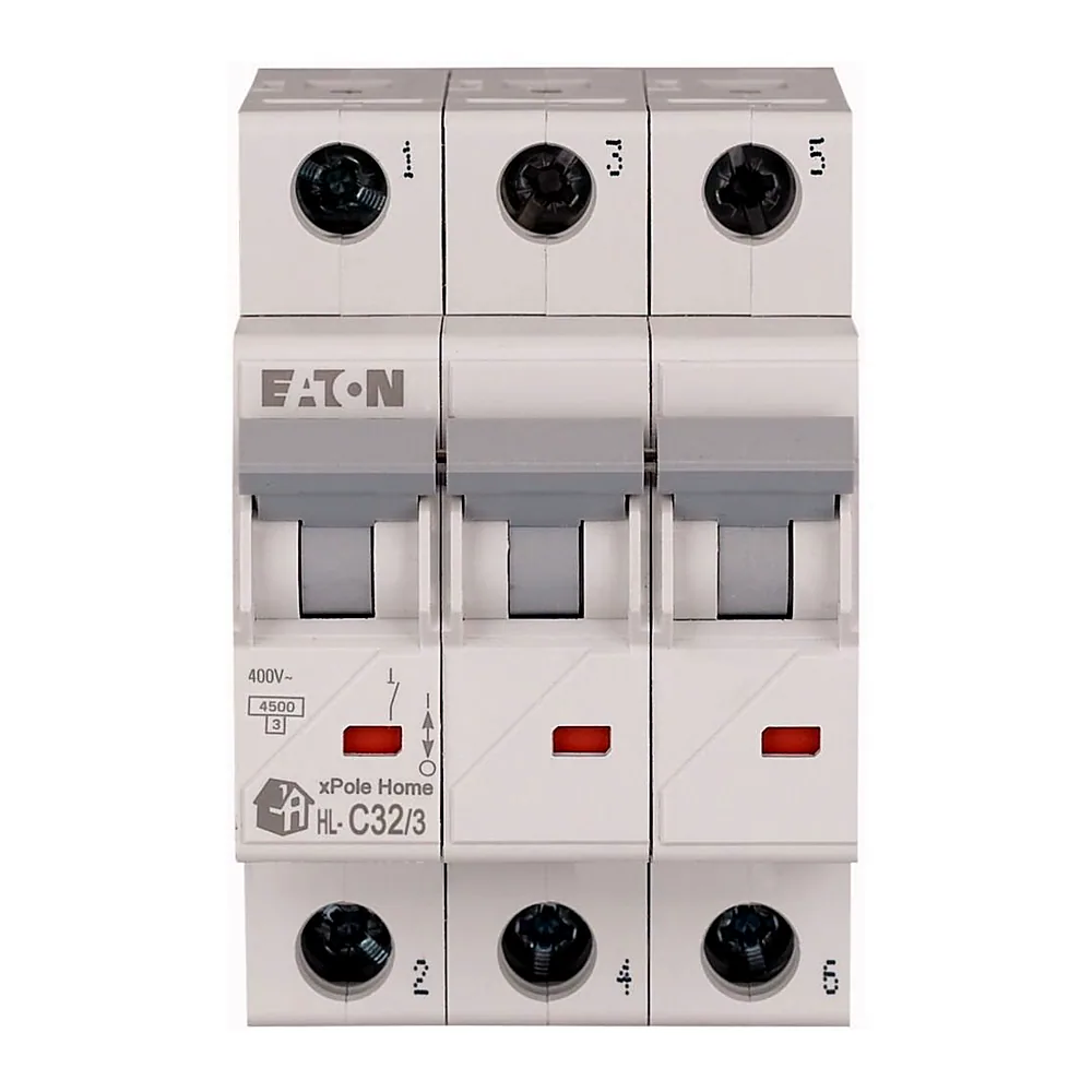 Автоматичний вимикач Eaton HL-C32/3 xPole Home 3P 32A 4,5kA 194794