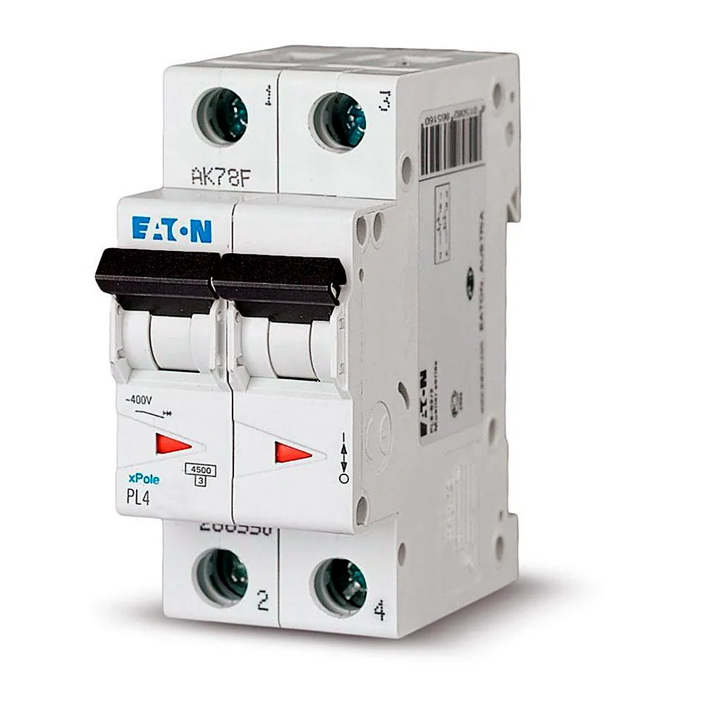 Автоматичний вимикач Eaton PL4 C32/2 2Р 32A 4,5kA C 293145