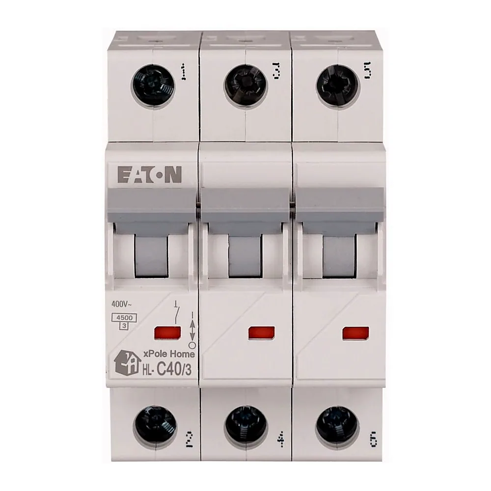 Автоматичний вимикач Eaton HL-C40/3 xPole Home 3P 40A 4,5kA 194795