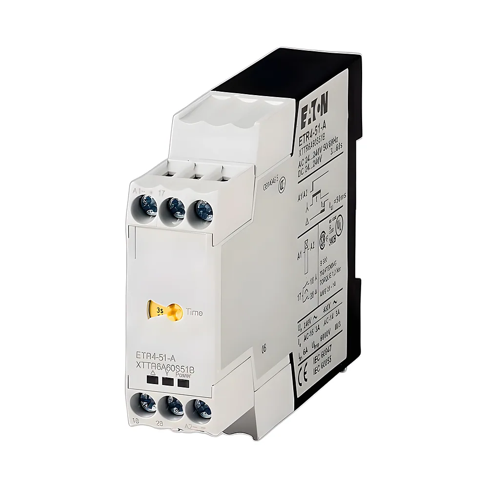 Реле часу ETR4-51-A 3-60 с 3 А 24-240 В AC/DC Eaton 31884